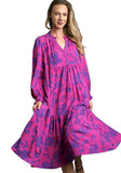 umgee usa Floral Print Midi Dress