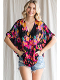 jodifl V-neck shift top