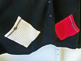 Shirt Collar Cardigan, Multi