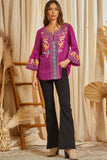 andree by unit / savanna jane South Beach Embroidered Top