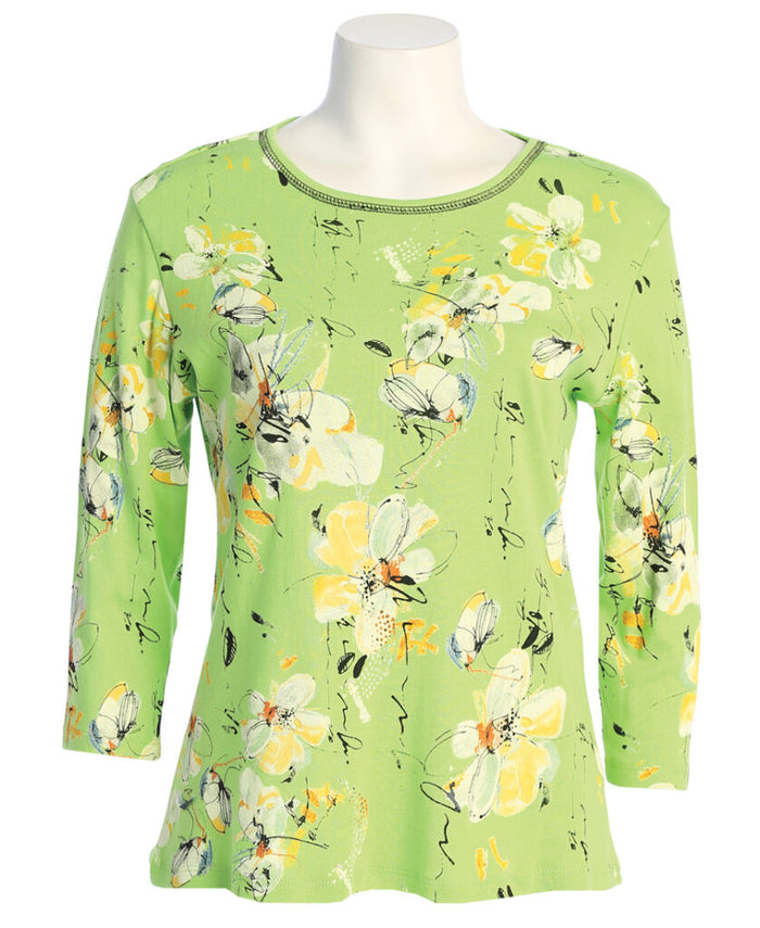 Jess & Jane Bora Bora Printed Cotton Top