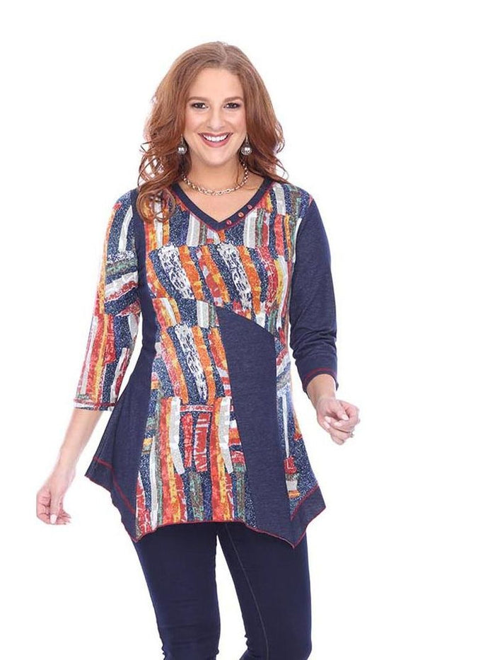 Parsley & Sage Jenna Button Tunic