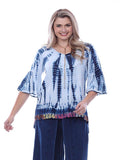 Parsley & Sage Tie Dye Bohemian Top
