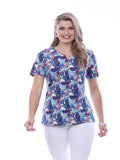 Parsley & Sage Casey Zig Zag Top