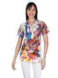 Parsley & Sage Ruby Zippered Top