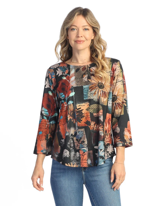 jess & jane lisa soft touch round hem top