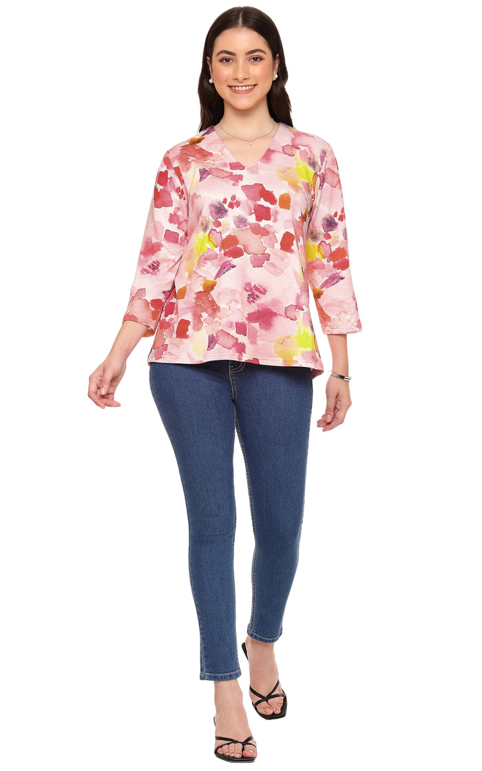 Parsley & Sage Avril V-neck Top