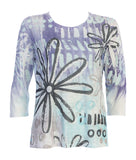 Delilah Burnout High Low  Top