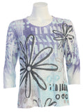 Jess & Jane Delilah Burnout High Low  Top
