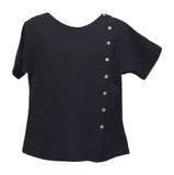 Ezze Wear Mirage Cotton Becca Top, Black