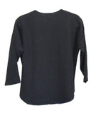 Athena Mirage Cotton Gauze Top, Black