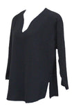 Athena Mirage Cotton Gauze Top, Black