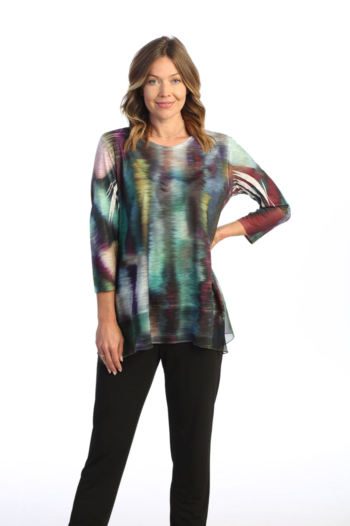 Jess & Jane Chiffon Hem Top