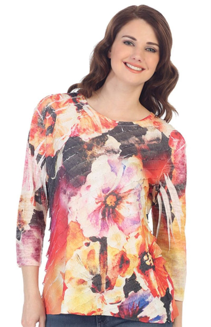 Jess & Jane Sublimination Ruffle Top