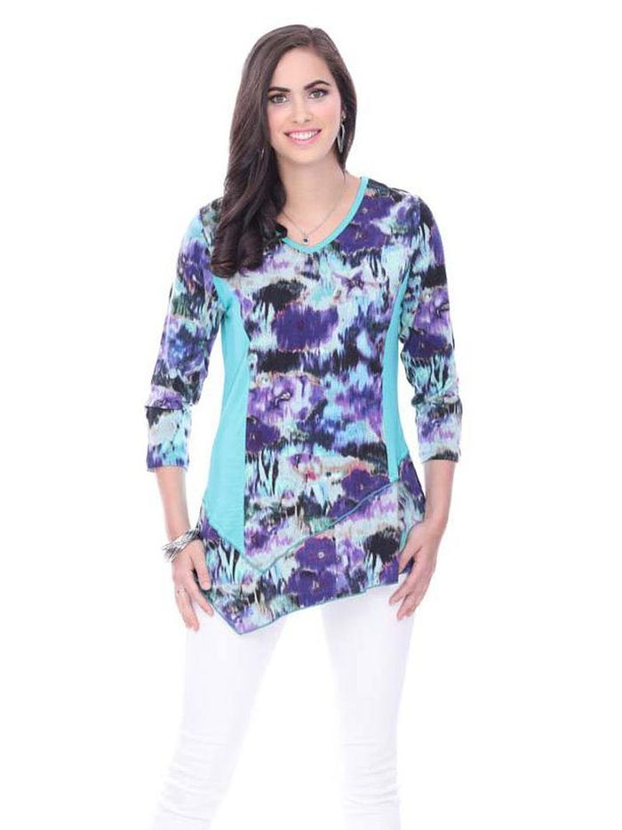Parsley & Sage / Tamar Fashions Lily Pond Asymmetrical Top
