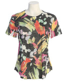 Jess & Jane Burnout Round Hem Top
