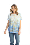 Jess & Jane Burnout Round Hem Top