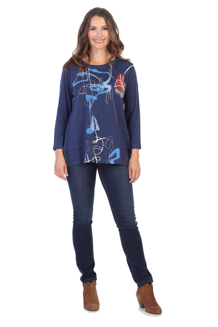 Jess & Jane Cotton Layered Top