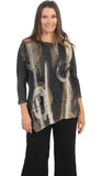 Canali Mineral Washed Dolman Sleeve Cotton Top