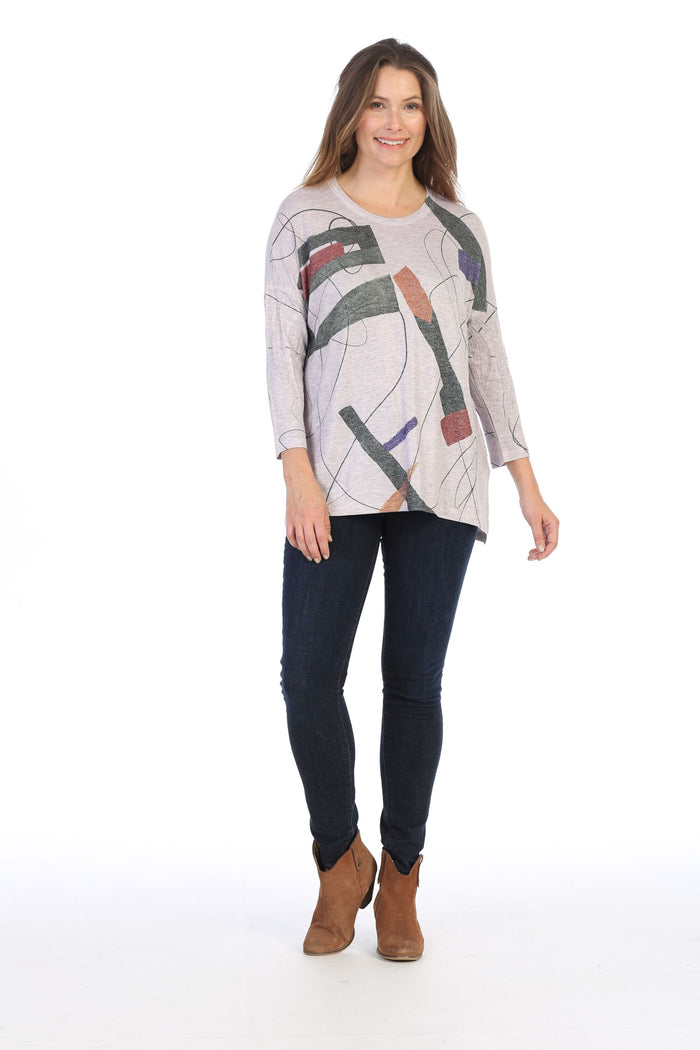 Jess & Jane Knit Jersey Dolman Sleeve Top