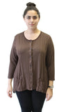 Kleen Heartstrings Tonal Striped Cardigan