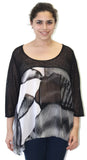 Caribe Chiffon Slub Top