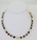 Mariana Faith Tennis Style Crystal Necklace