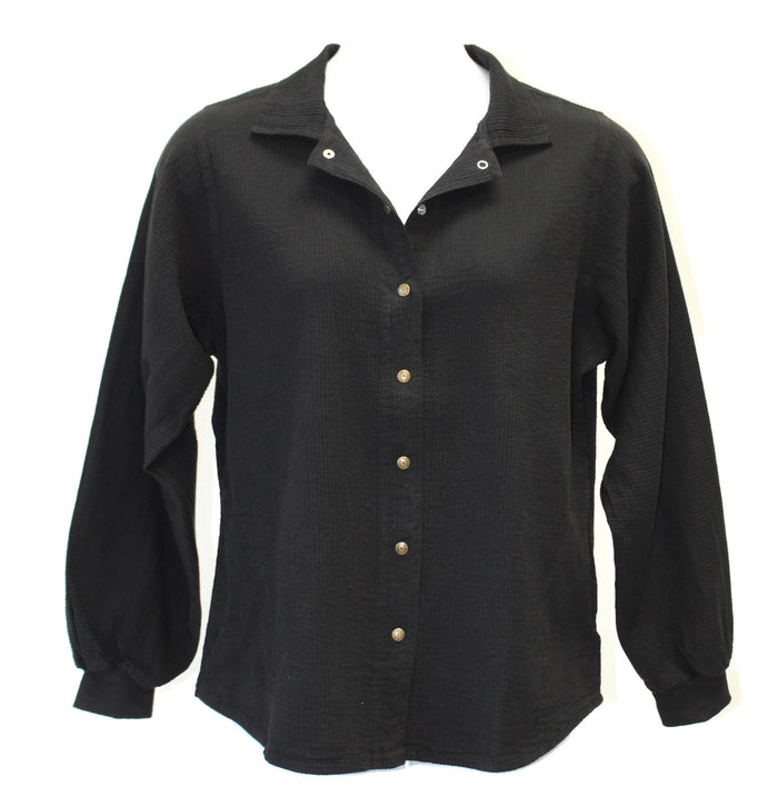 Ezze Wear Long Sleeve Cord Cotton Shirt