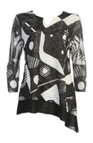 Geonelle Lace Asymmetric Tunic