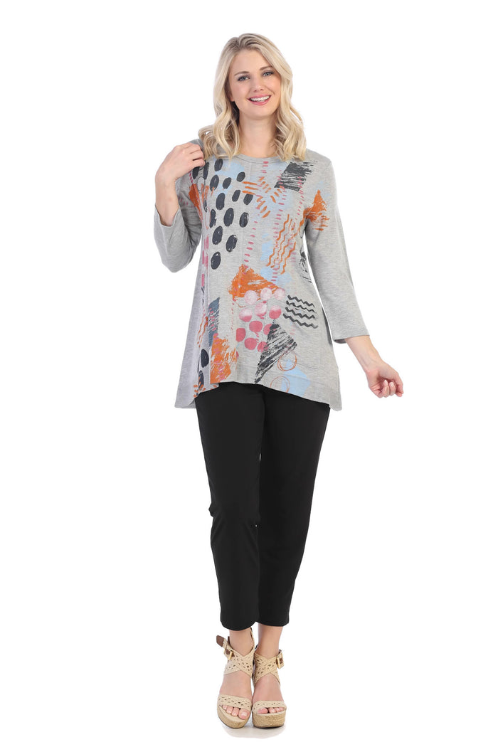 Jess & Jane Light Terry Tunic Top