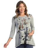jess jane light french terry tunic top