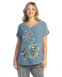 Jess & Jane Mineral Washed Double Gauze Top