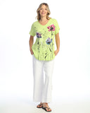 PostCard Mineral Washed Double Gauze Top