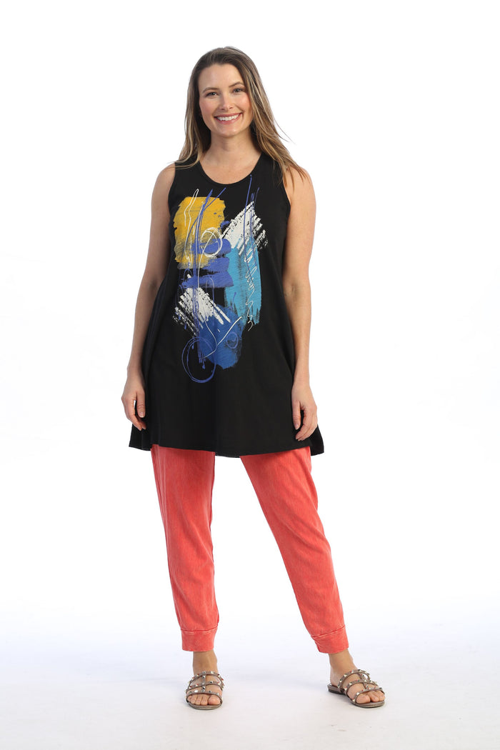 Jess & Jane Sunrise Mineral Washed Cotton Sleeveless Top