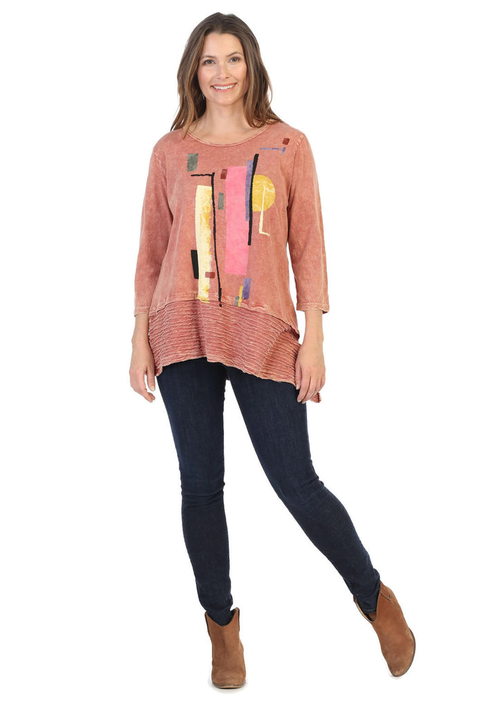 Urban Mineral Washed Asymmetric Top