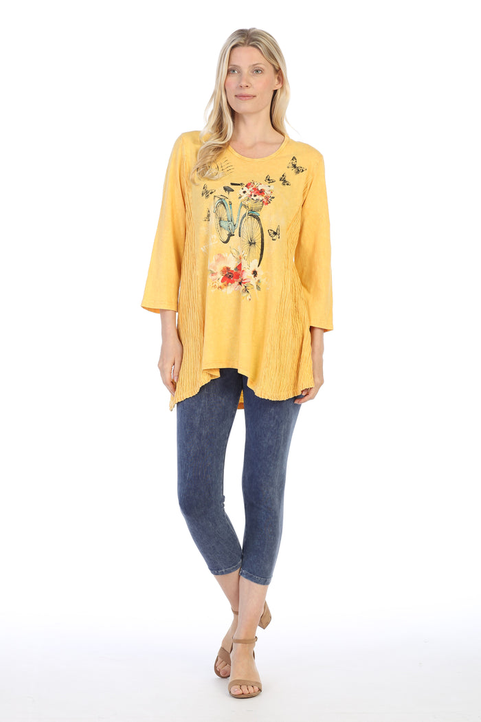JESS JANE MAYBE WAVE KNIT COTTON TUNIC