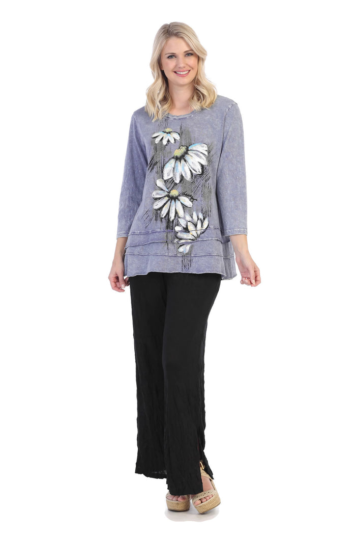 Jess & Jane Lucy Mineral Washed Cotton Layered Top