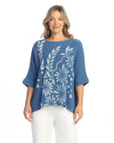 Jess & Jane Mineral Washed Double Gauze Poncho Top
