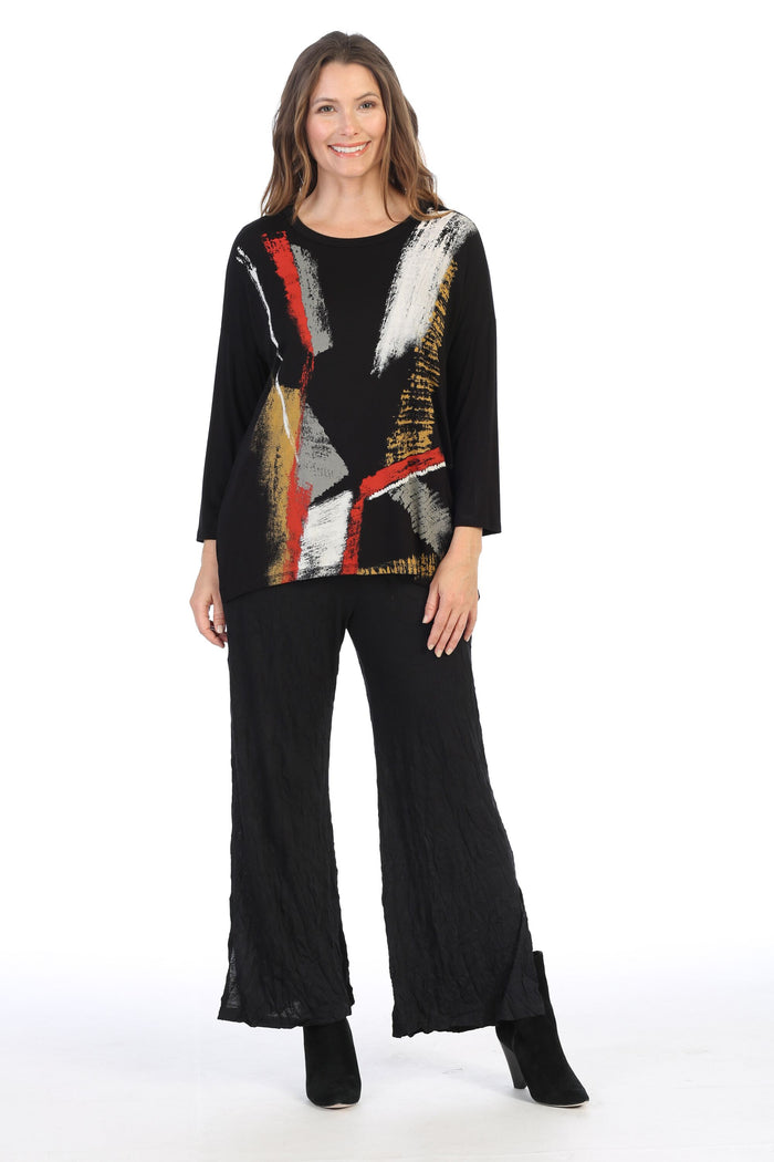 Jess & Jane Gilded Modal Print Top