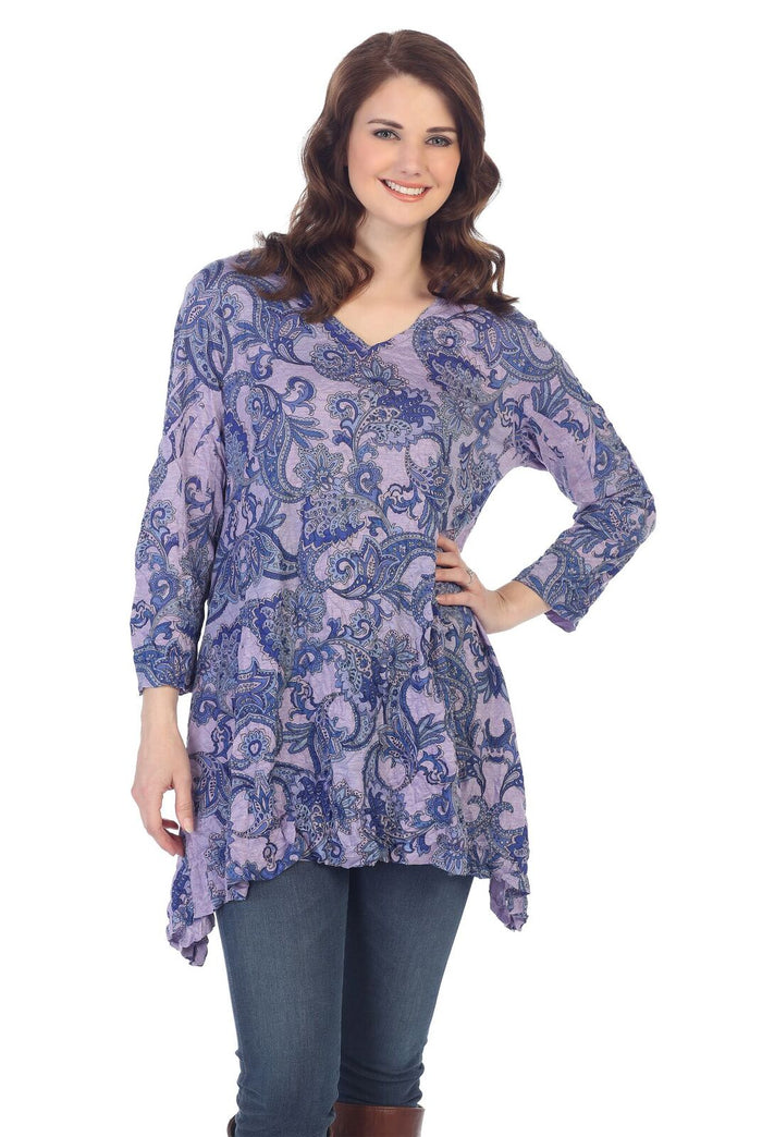 Affinity Crushed Melange Tunic