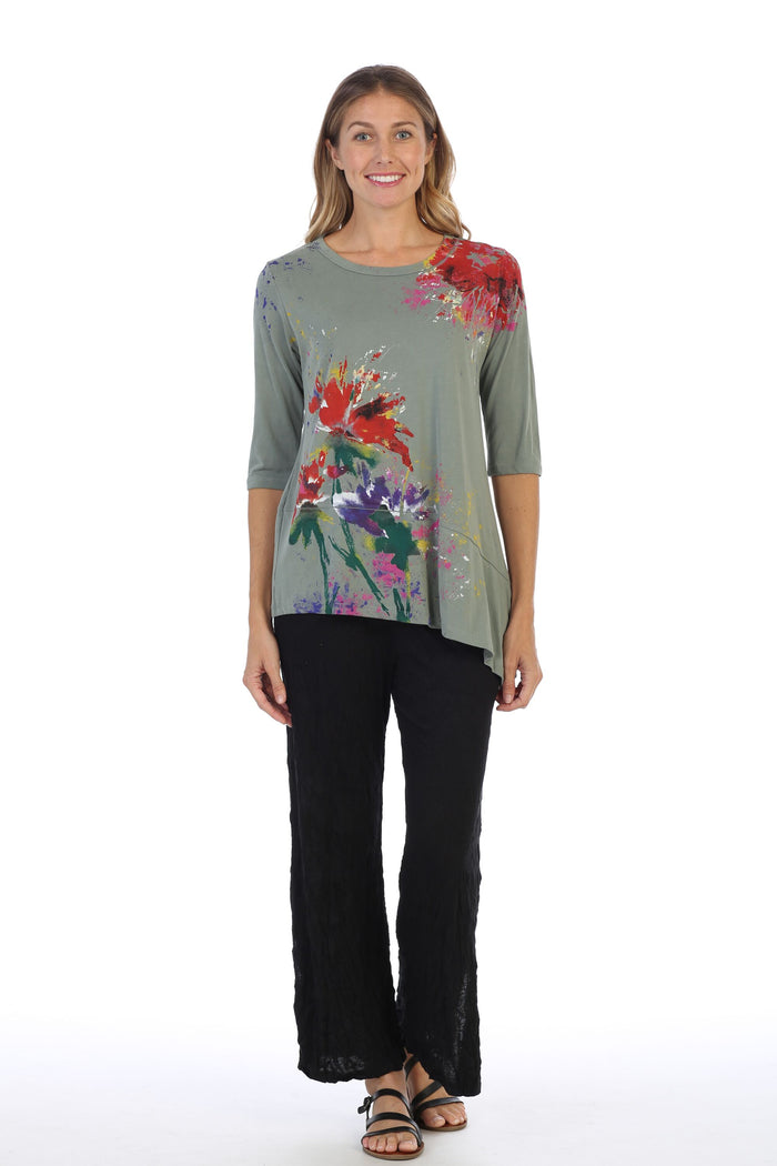 Floral Poem Modal Asymmetric Top