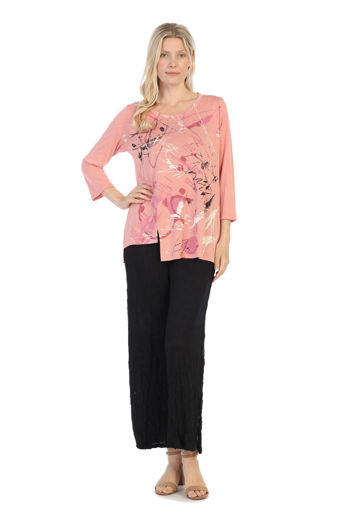 Abstract Slit Detail Modal Top