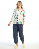 Splash Tulip Hem Top