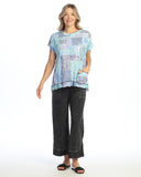 Lisbon Crushed Pocket Top