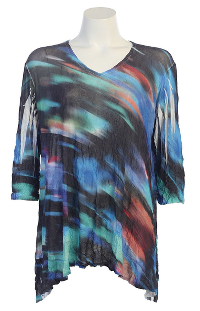 Jess & Jane Spectra Soft Mesh Crushed Tunic