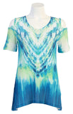 Tie Laces Ribbed Open Shoulder Top