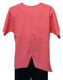 California Cotton Brisa Top, Coral