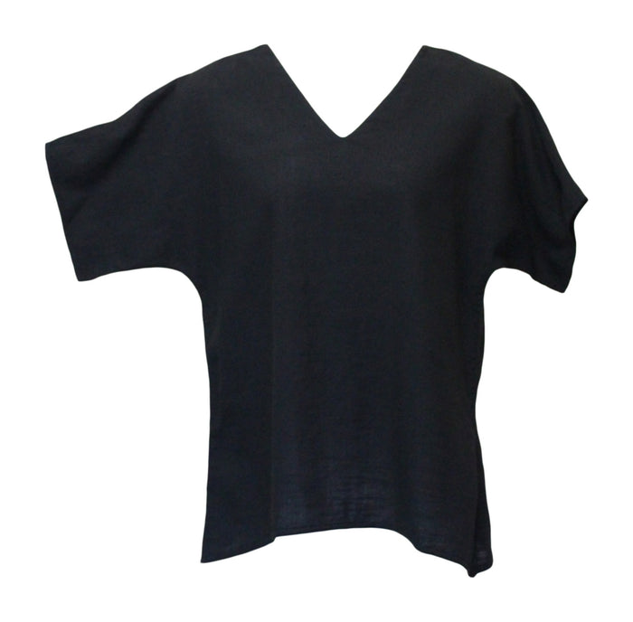 Ezze Wear California Cotton Brisa Top, Black