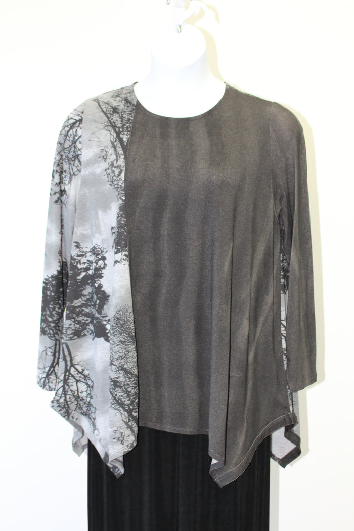 alembika forest print top