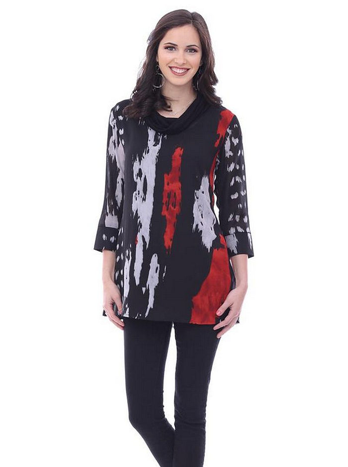Parsley & Sage Cheri Cowl Neck Blouse